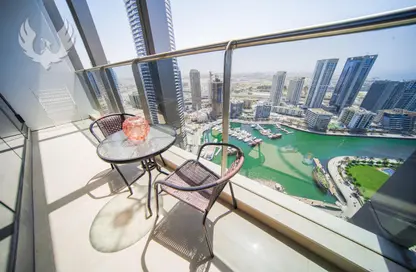 Apartment - 1 Bedroom - 1 Bathroom for rent in Sparkle Tower 1 - Sparkle Towers - Dubai Marina - Dubai