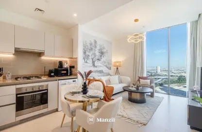 Kitchen image for: Apartment - 1 Bedroom - 1 Bathroom for rent in Sobha Creek Vistas Tower B - Sobha Hartland - Mohammed Bin Rashid City - Dubai, Image 1