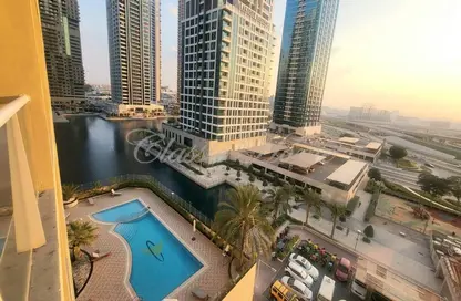 Apartment - Studio - 1 Bathroom for rent in Lake View Tower - JLT Cluster B - Jumeirah Lake Towers - Dubai