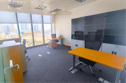 Office Space - Studio - 4 Bathrooms for rent in Tamouh Tower - Marina Square - Al Reem Island - Abu Dhabi