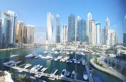 Apartment - 3 Bedrooms - 4 Bathrooms for rent in Al Habtoor Tower - Dubai Marina - Dubai