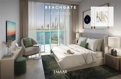 Apartment - 2 Bedrooms - 2 Bathrooms for sale in Beachgate by Address - EMAAR Beachfront - Dubai Harbour - Dubai