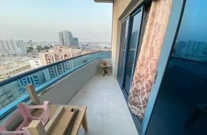 Apartment - 3 Bedrooms - 4 Bathrooms for rent in Al Rashidiya Towers - Al Rashidiya - Ajman Downtown - Ajman